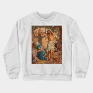 The Shadow of Death by William Holman Hunt Crewneck Sweatshirt